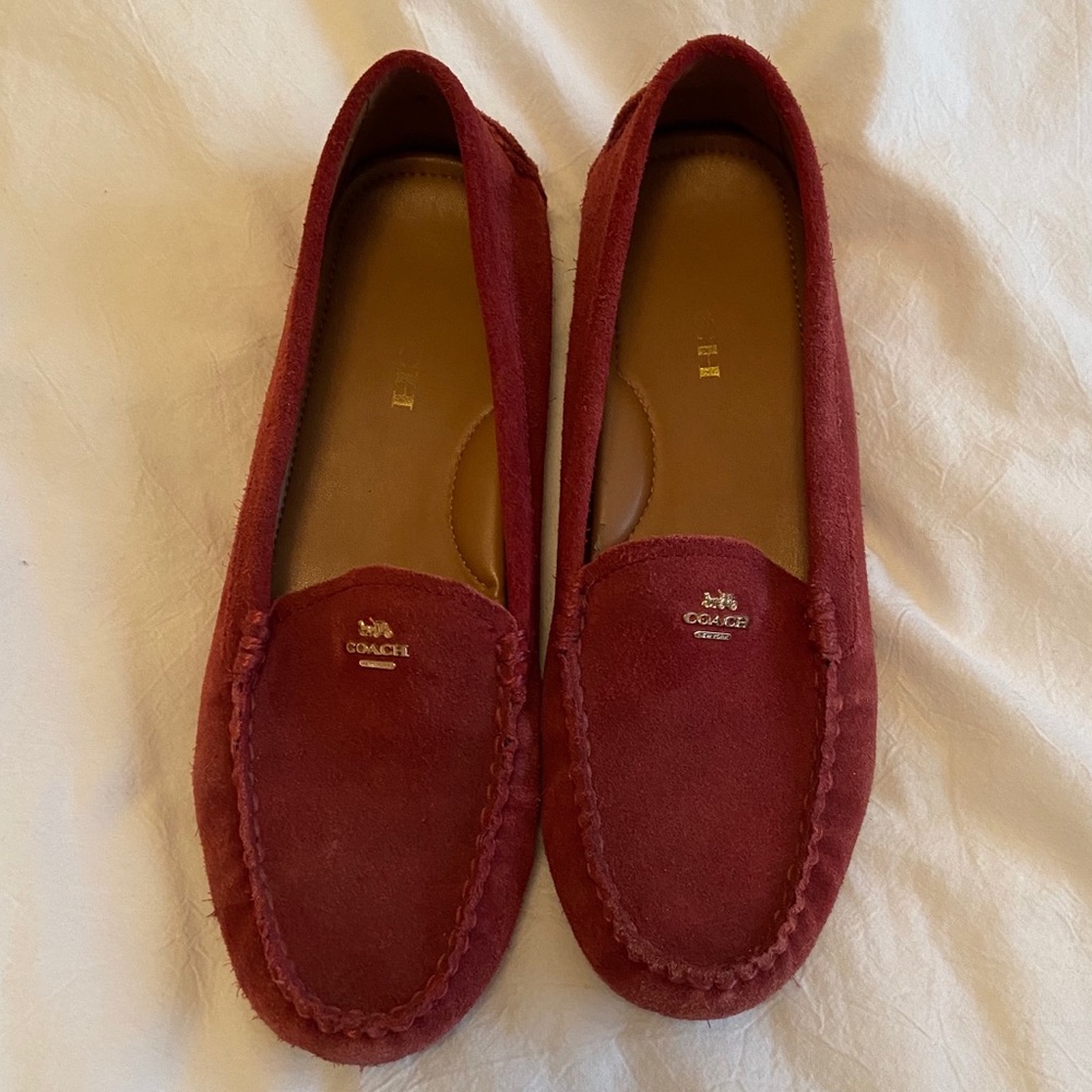 Red Coach Loafers